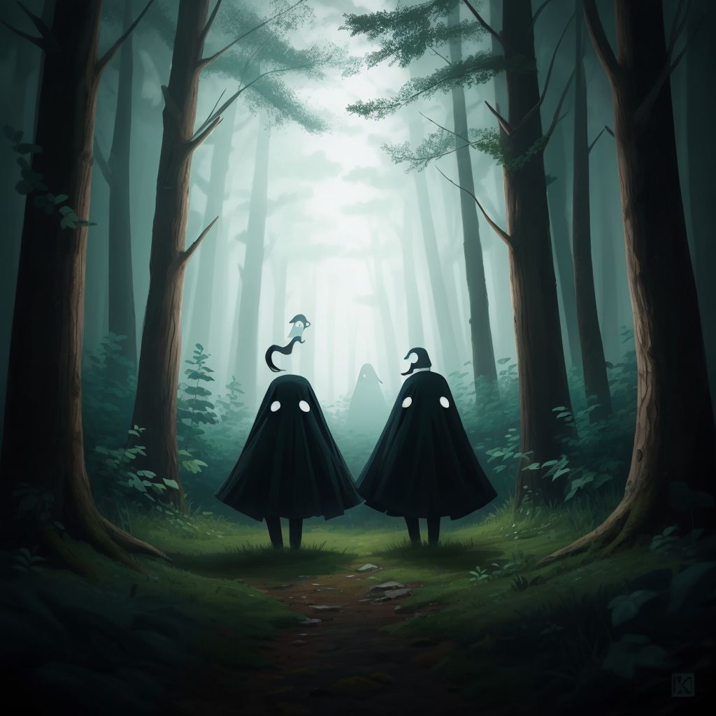 ghosts in the woods