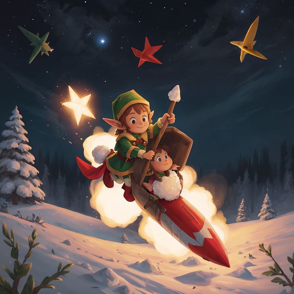 rocket full of stars flying Bo Jangle is the piolet