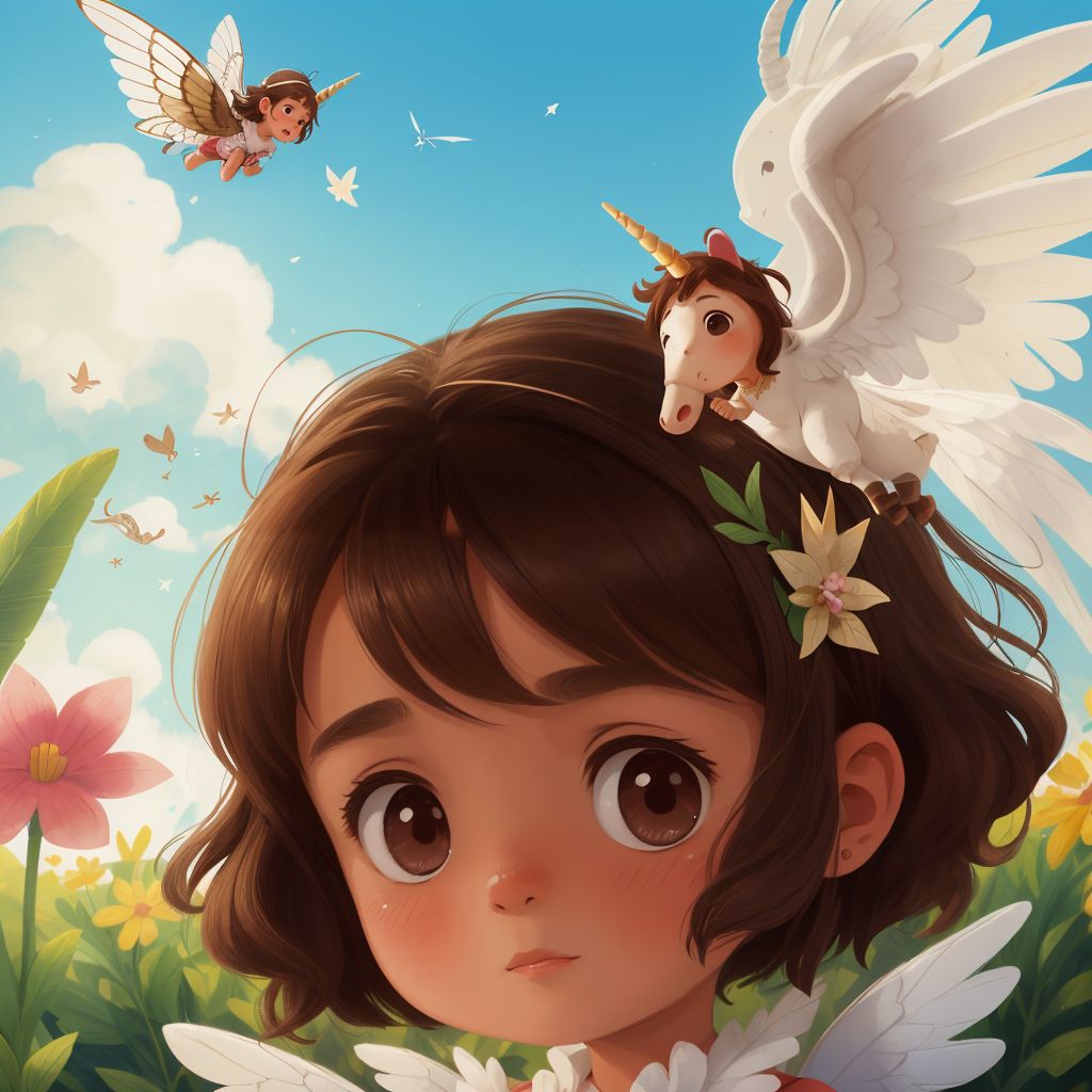 Esme in her garden with a worried Elsa flying towards her, a worried expression on both faces